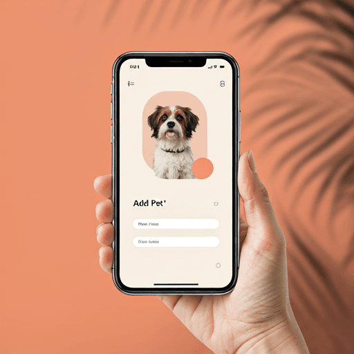 Add Pet interface on mobile